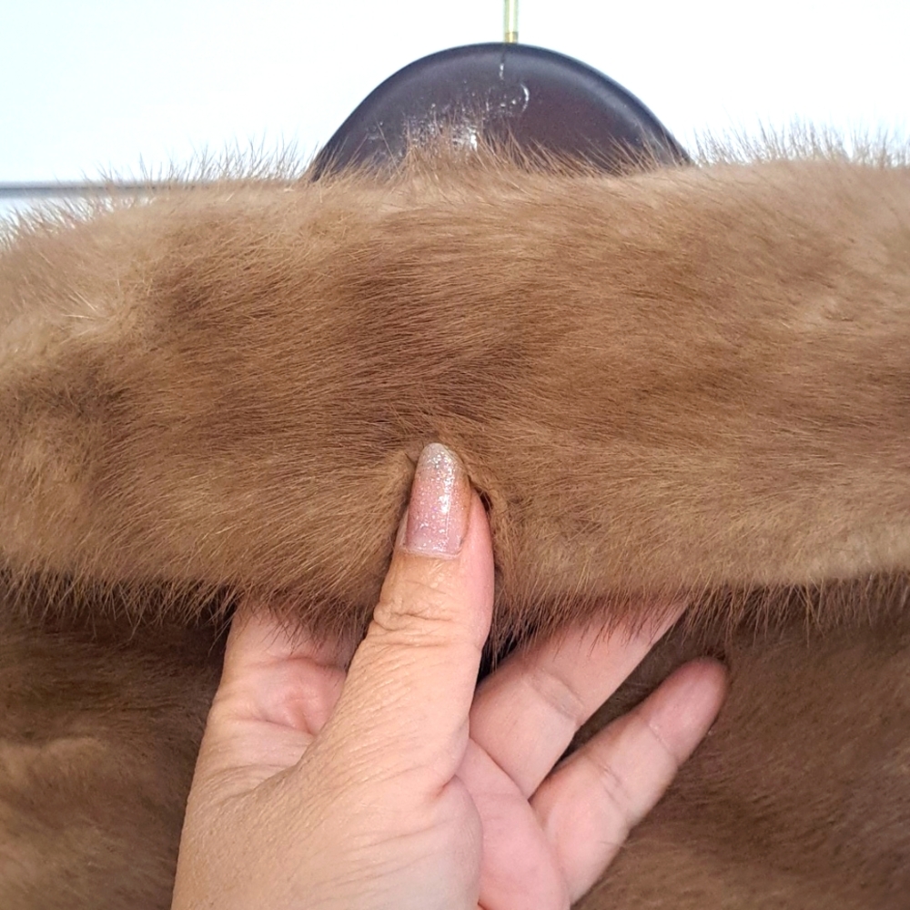 Gorgeous Authentic Real Mink Fur 1960s - Picture 7 of 8